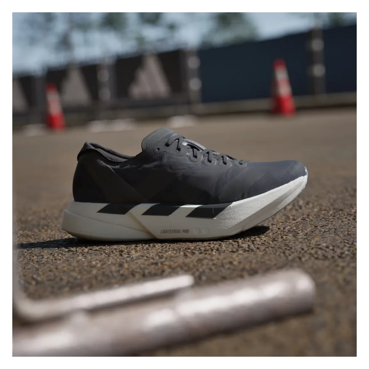 adidas Adizero Adios Pro 4 Core Black Grey Five (Women's)