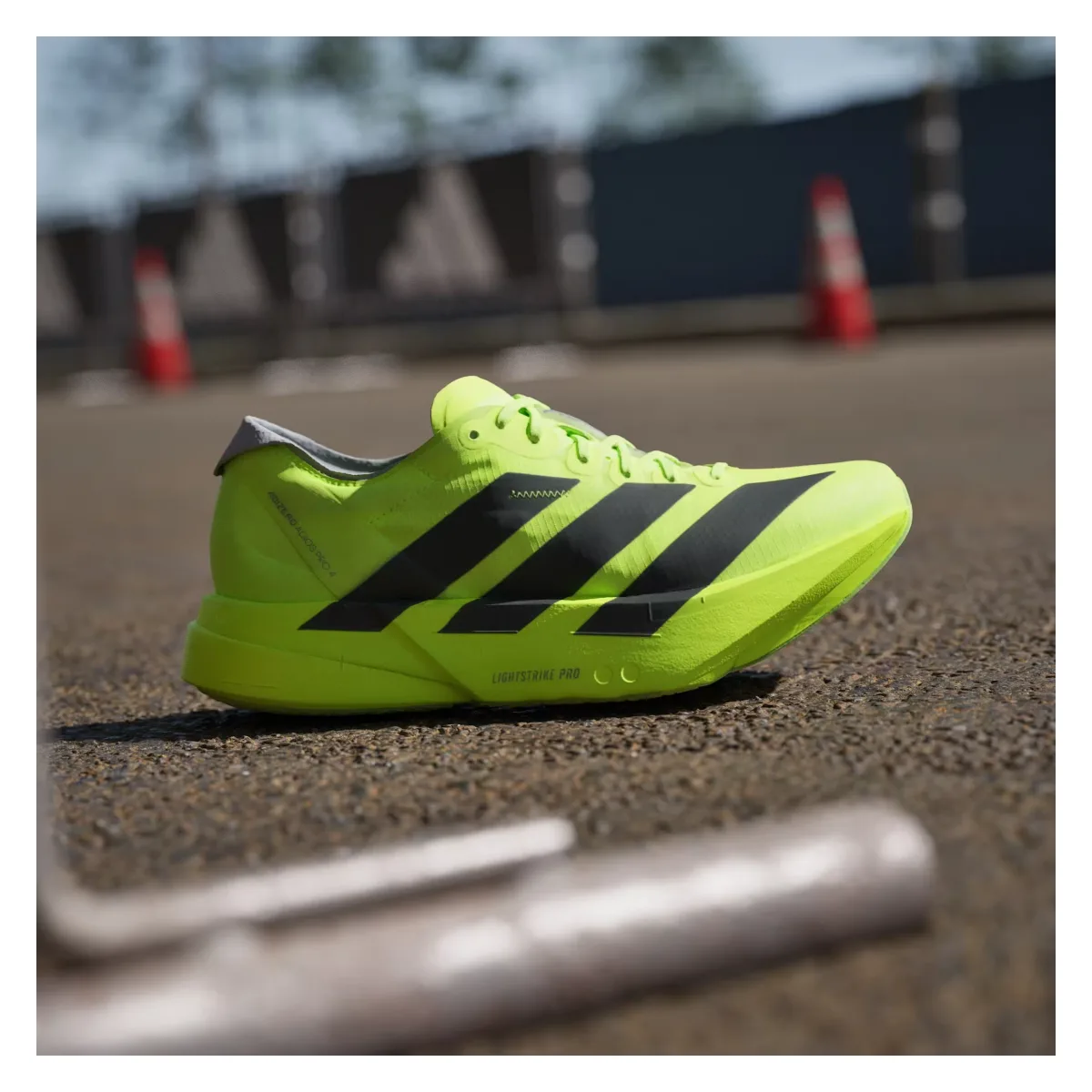 adidas Adizero Adios Pro 4 Lucid Lemon Black (Women's)