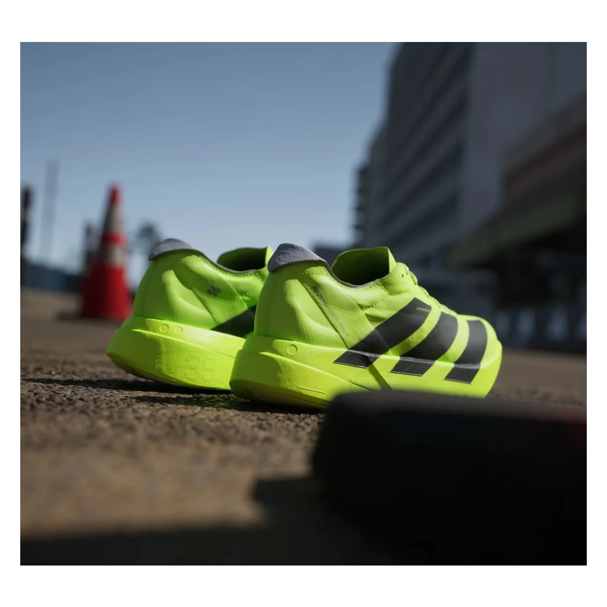 adidas Adizero Adios Pro 4 Lucid Lemon Black (Women's)