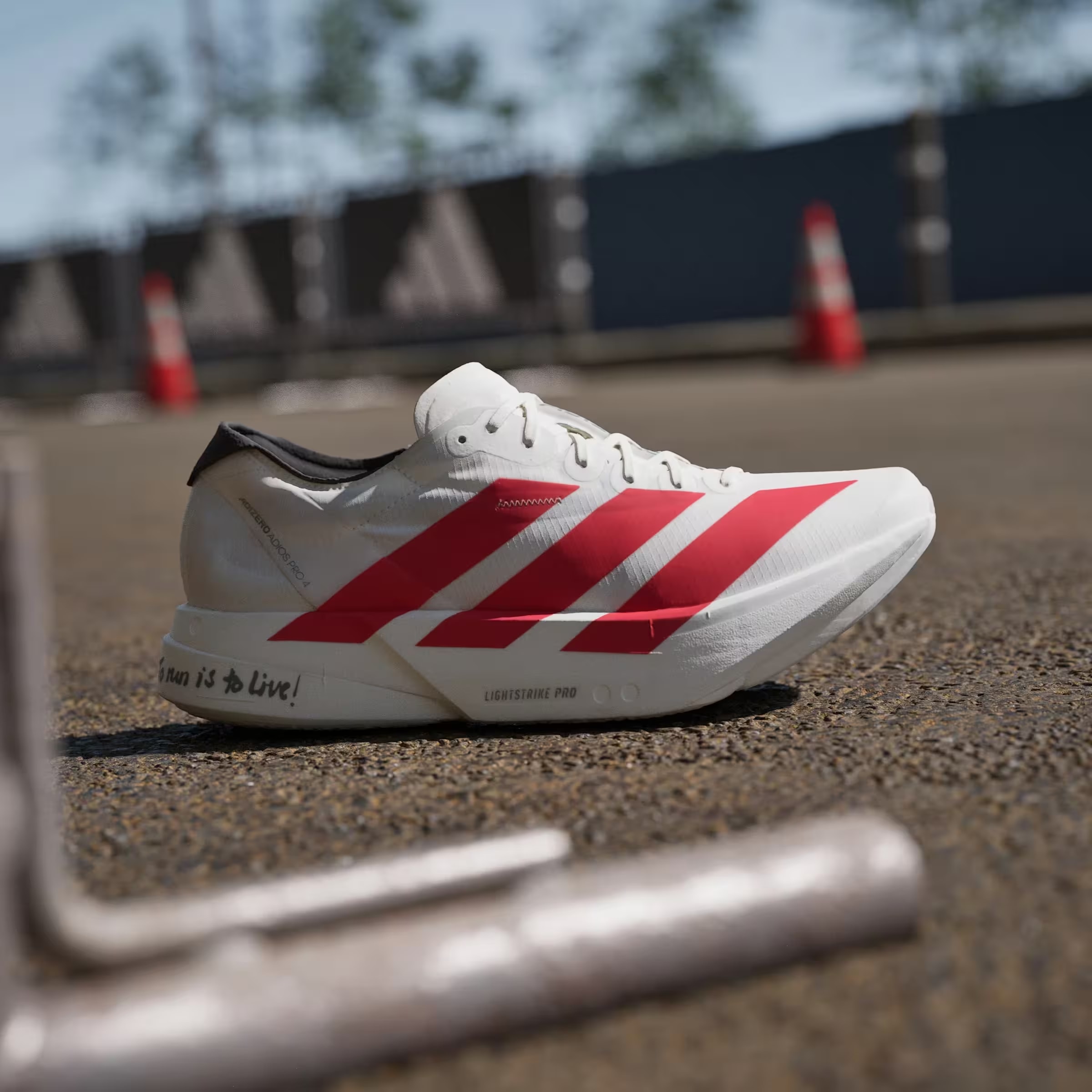 adidas Adizero Adios Pro 4 Off White Better Scarlet
