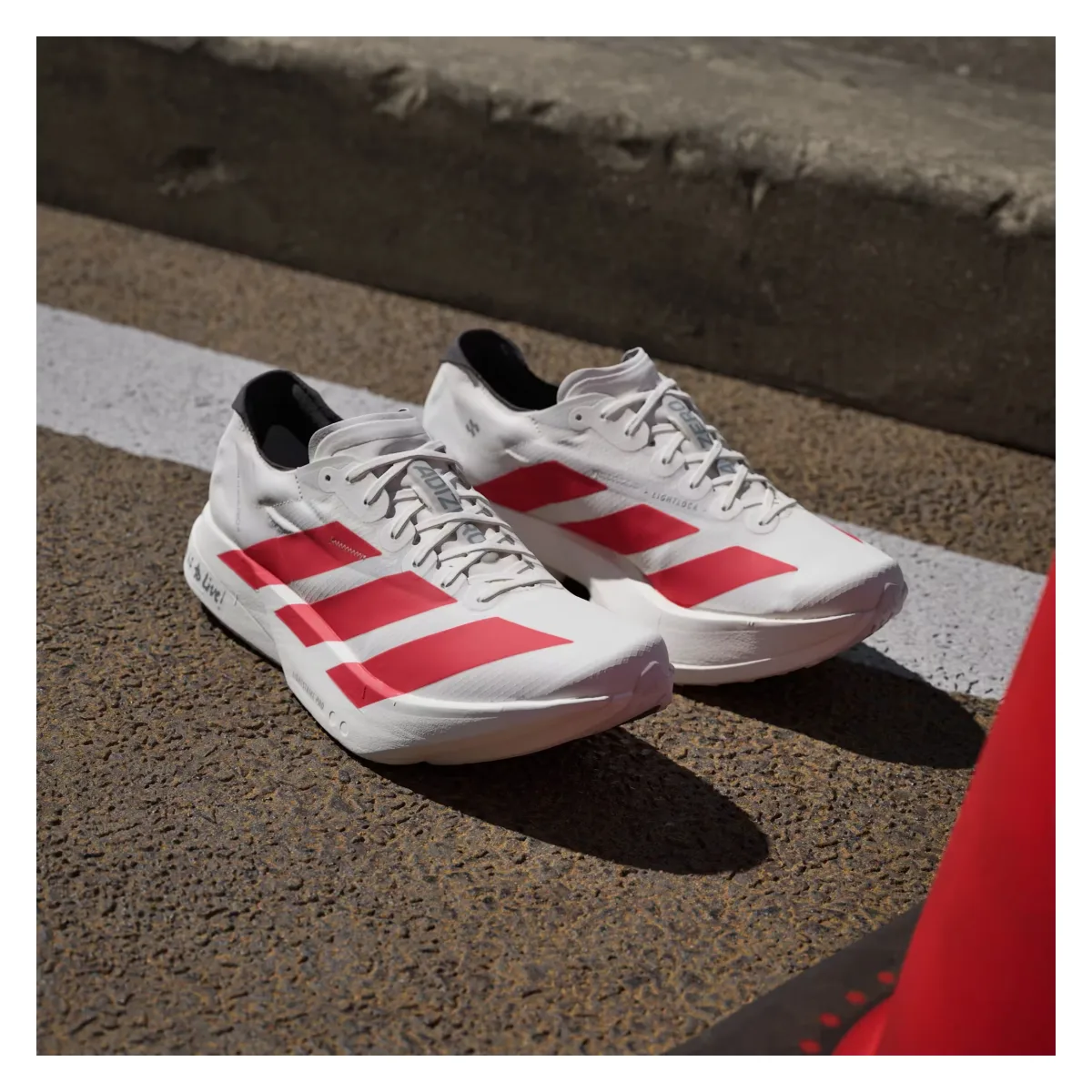 adidas Adizero Adios Pro 4 Off White Better Scarlet