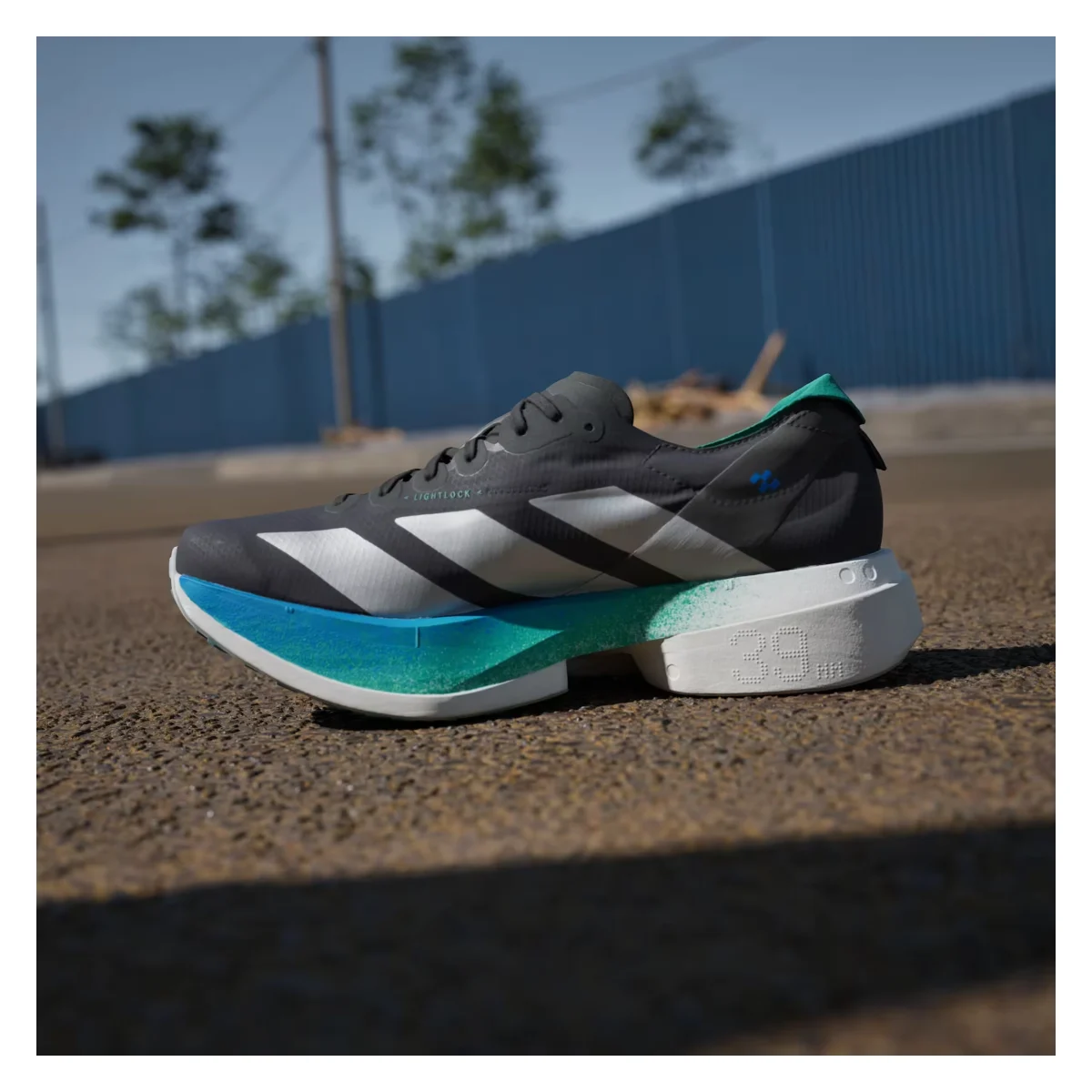 adidas Adizero Adios Pro 4 Core Black Matte Silver Glory Green