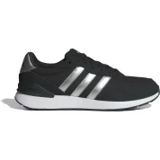 adidas Run 60s 4.0 Core Black Silver Metallic Cloud White (Women's)