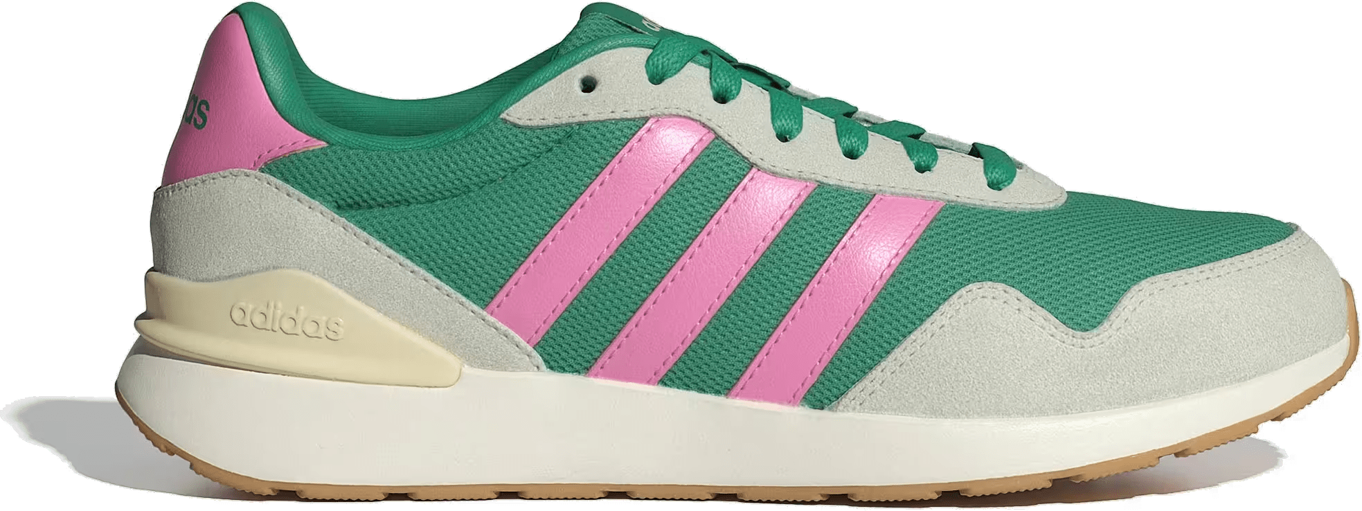 adidas Run 60s 4.0 Semi Court Green Bliss Pink Warm Vanilla (Women's)