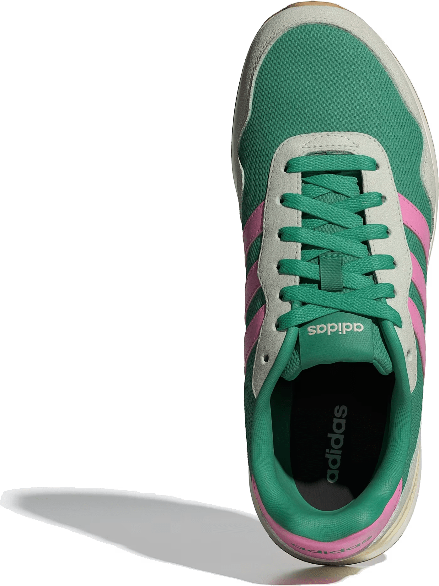 adidas Run 60s 4.0 Semi Court Green Bliss Pink Warm Vanilla (Women's)
