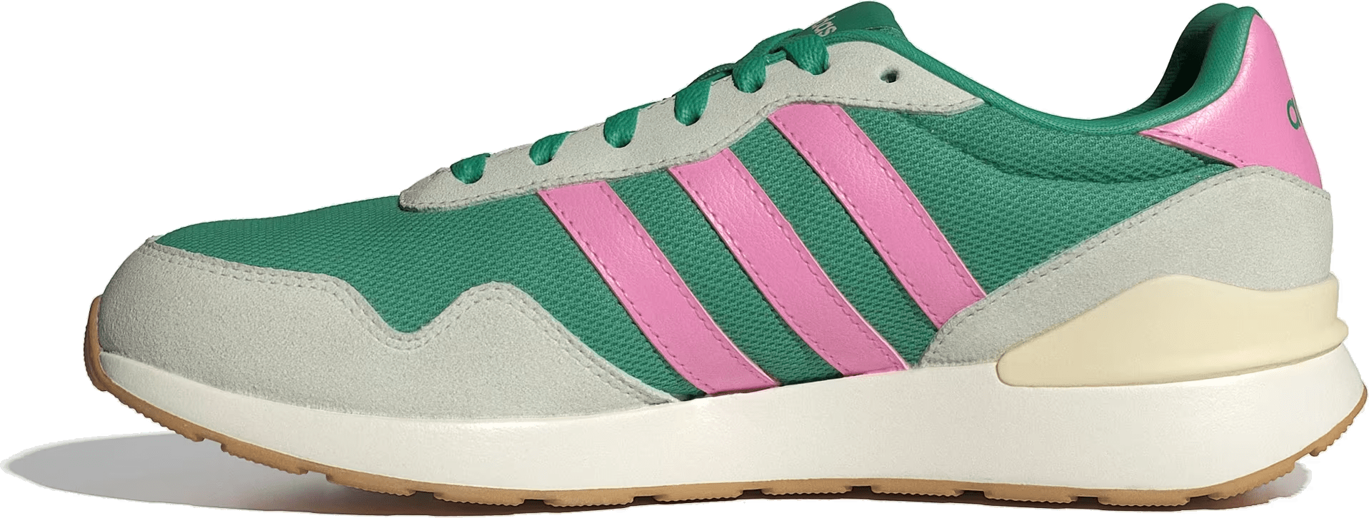 adidas Run 60s 4.0 Semi Court Green Bliss Pink Warm Vanilla (Women's)