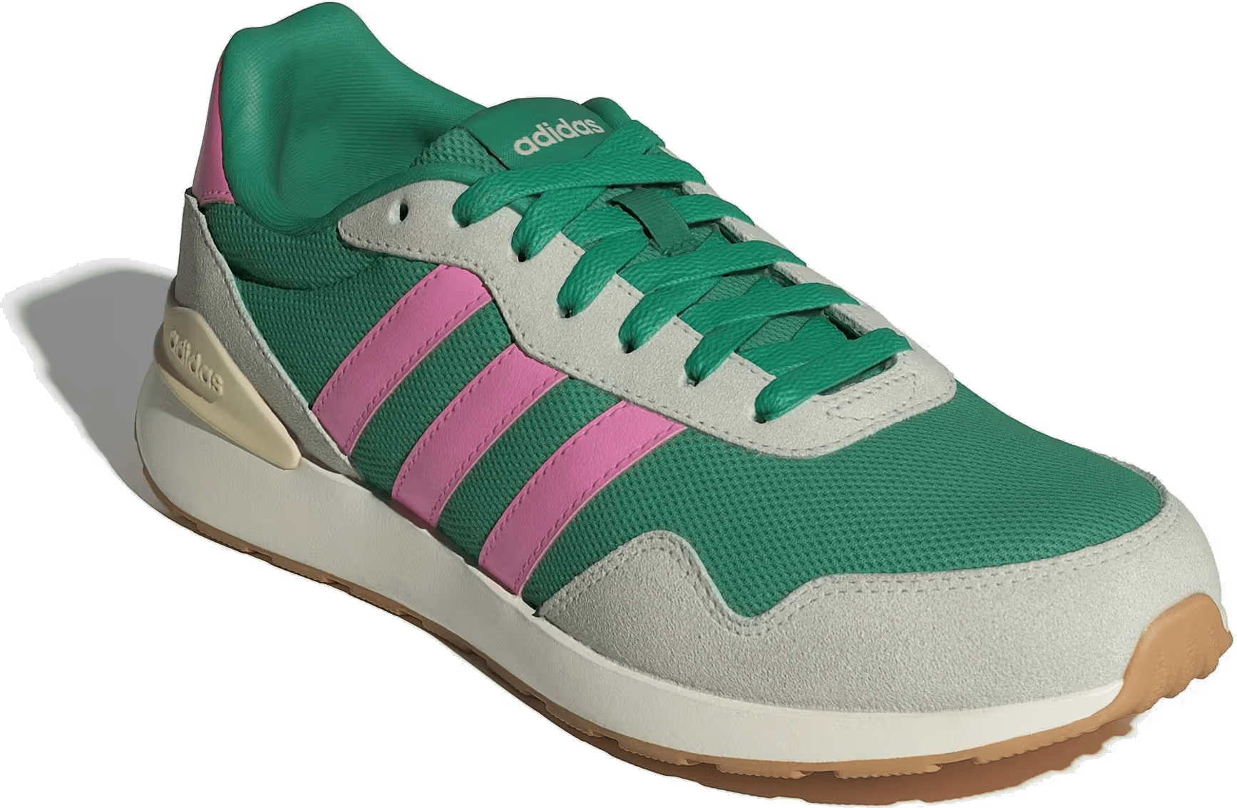 adidas Run 60s 4.0 Semi Court Green Bliss Pink Warm Vanilla (Women's)