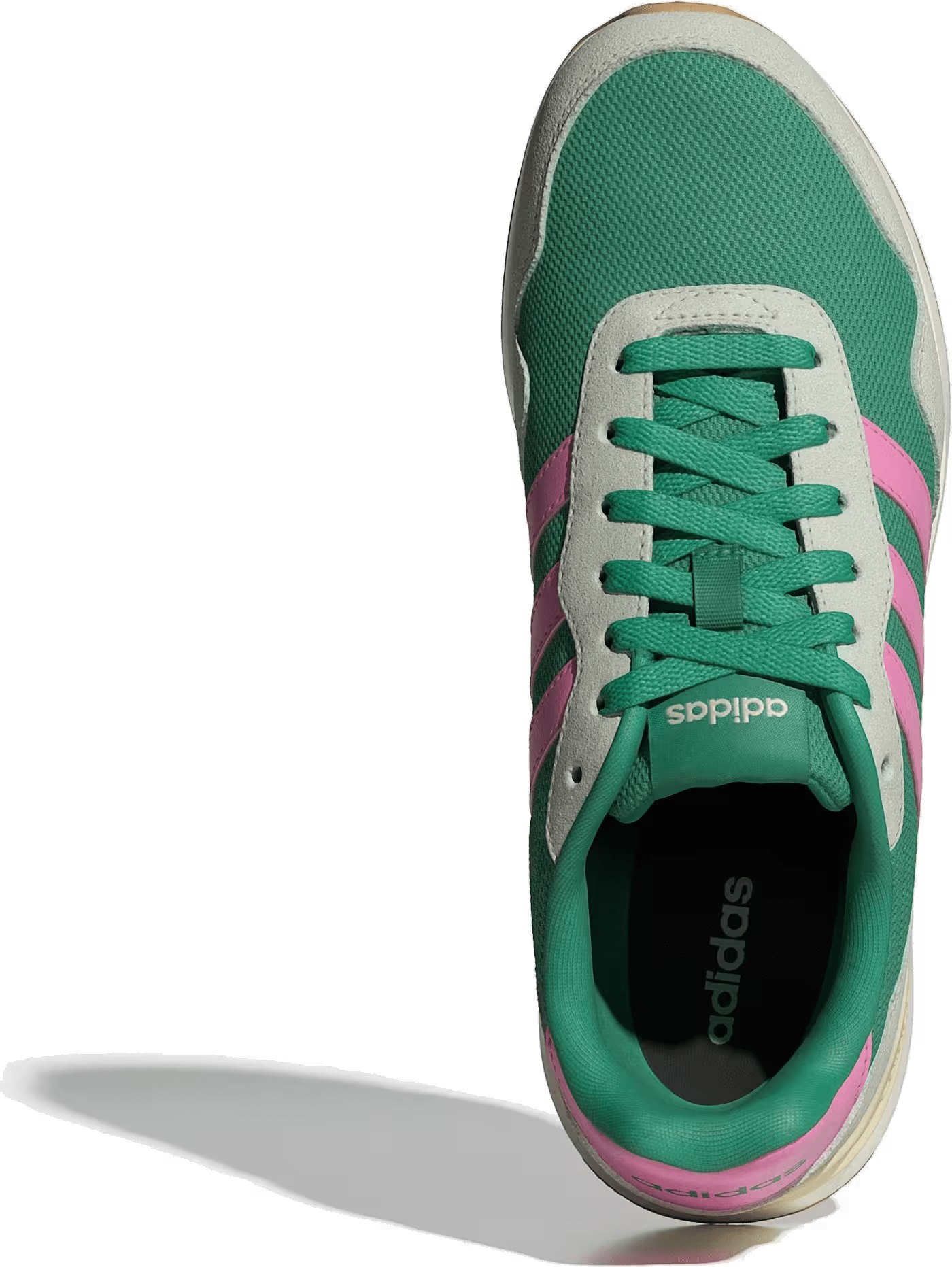 adidas Run 60s 4.0 Semi Court Green Bliss Pink Warm Vanilla (Women's)