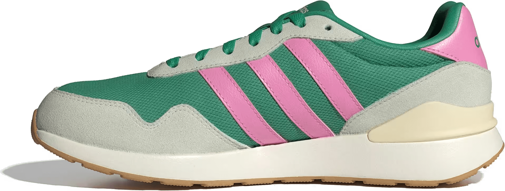 adidas Run 60s 4.0 Semi Court Green Bliss Pink Warm Vanilla (Women's)