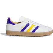 adidas Gazelle Leather Spikeless Golf White Lucid Blue Yellow