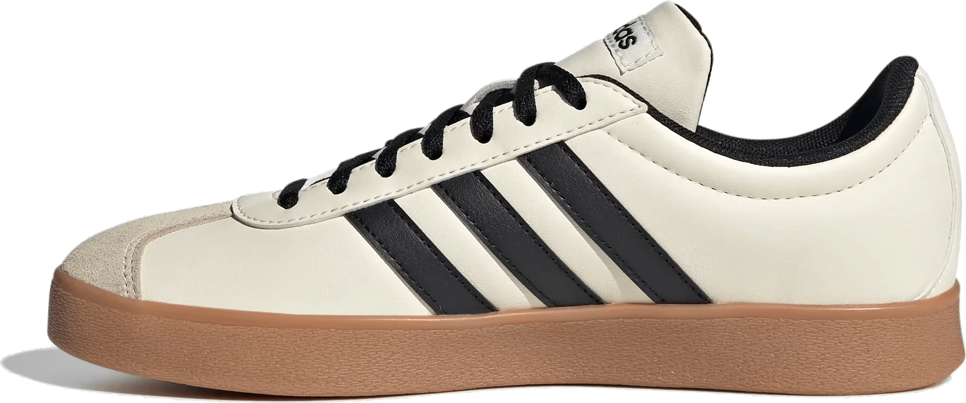 adidas VL Court Base White Black Crystal Sand (Women's)