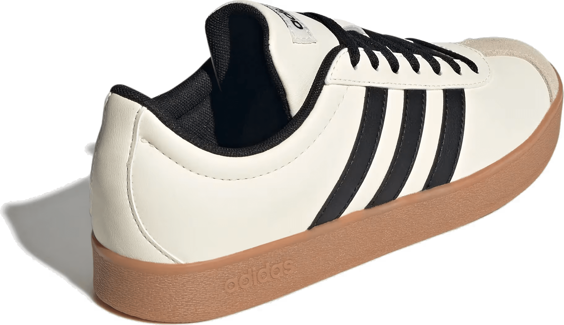 adidas VL Court Base White Black Crystal Sand (Women's)