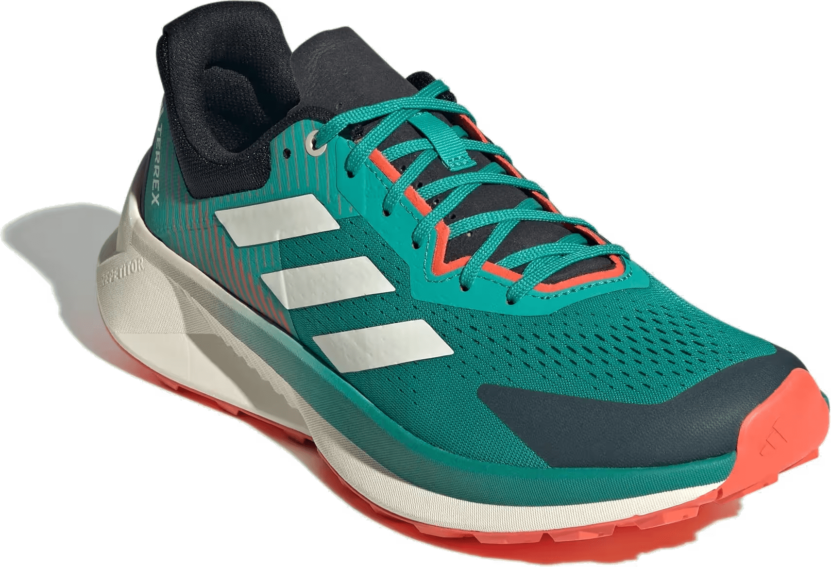 adidas Terrex Soulstride Flow Trail Pure Teal Off White Semi Impact Orange