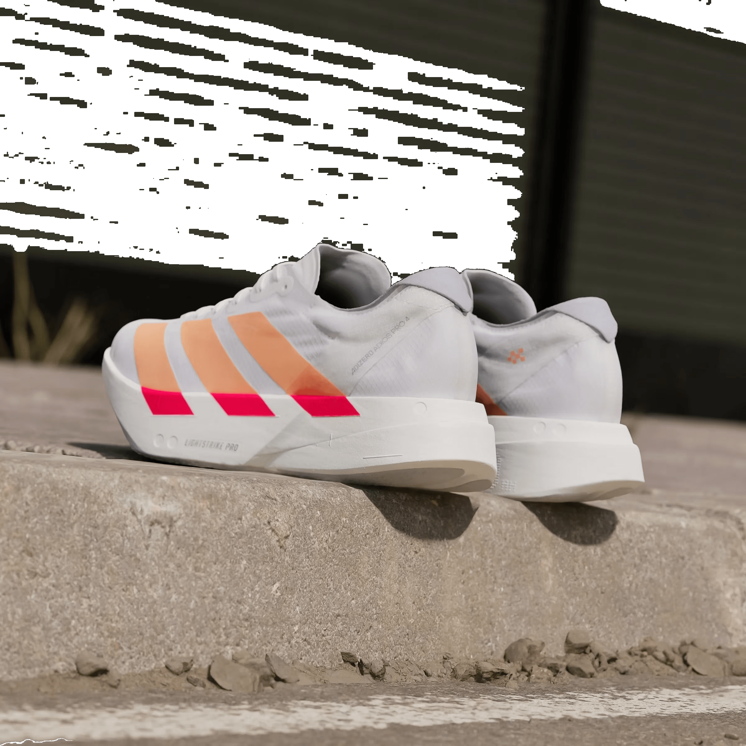 adidas Adizero Adios Pro 4 White Beam Orange Red (Women's)