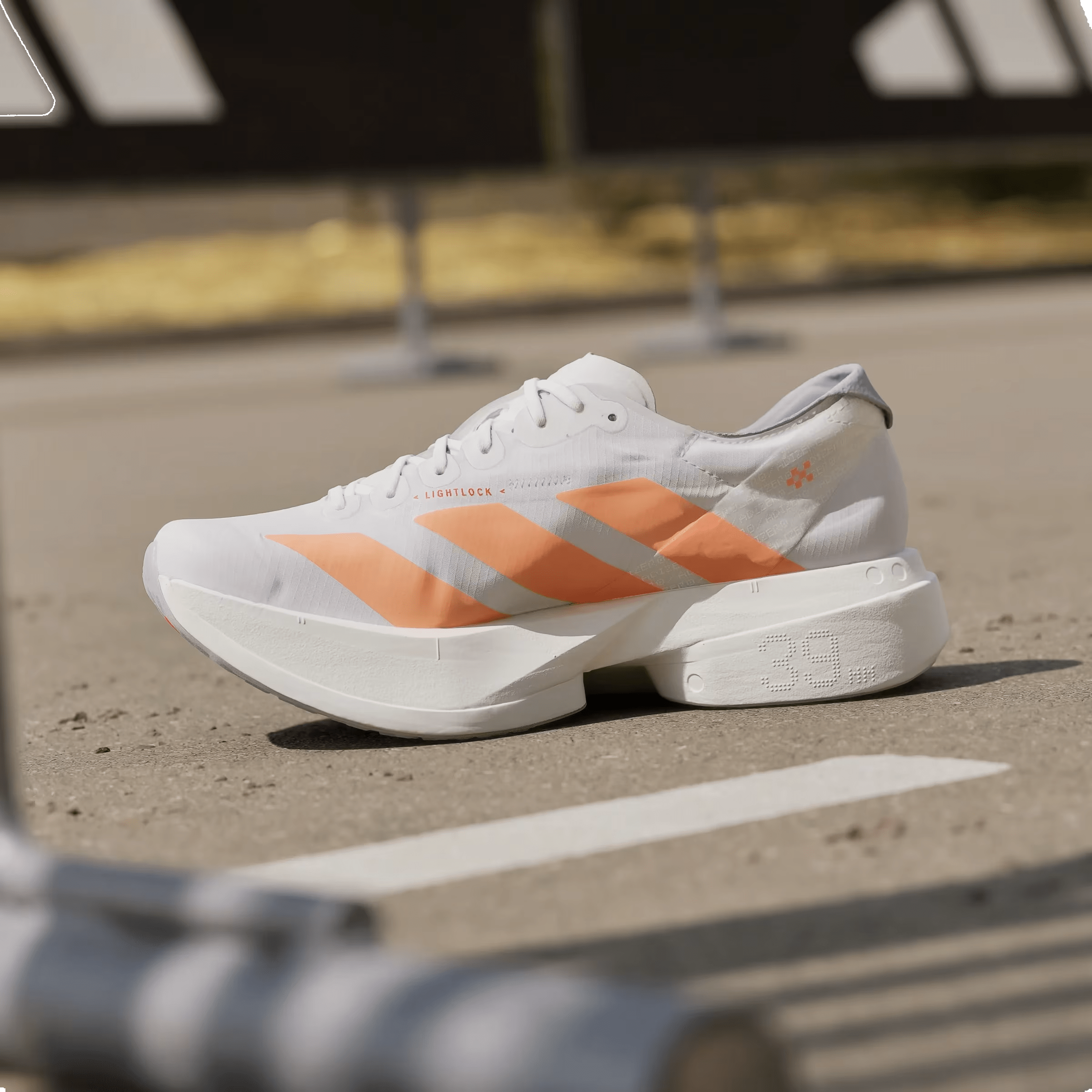 adidas Adizero Adios Pro 4 White Beam Orange Red (Women's)