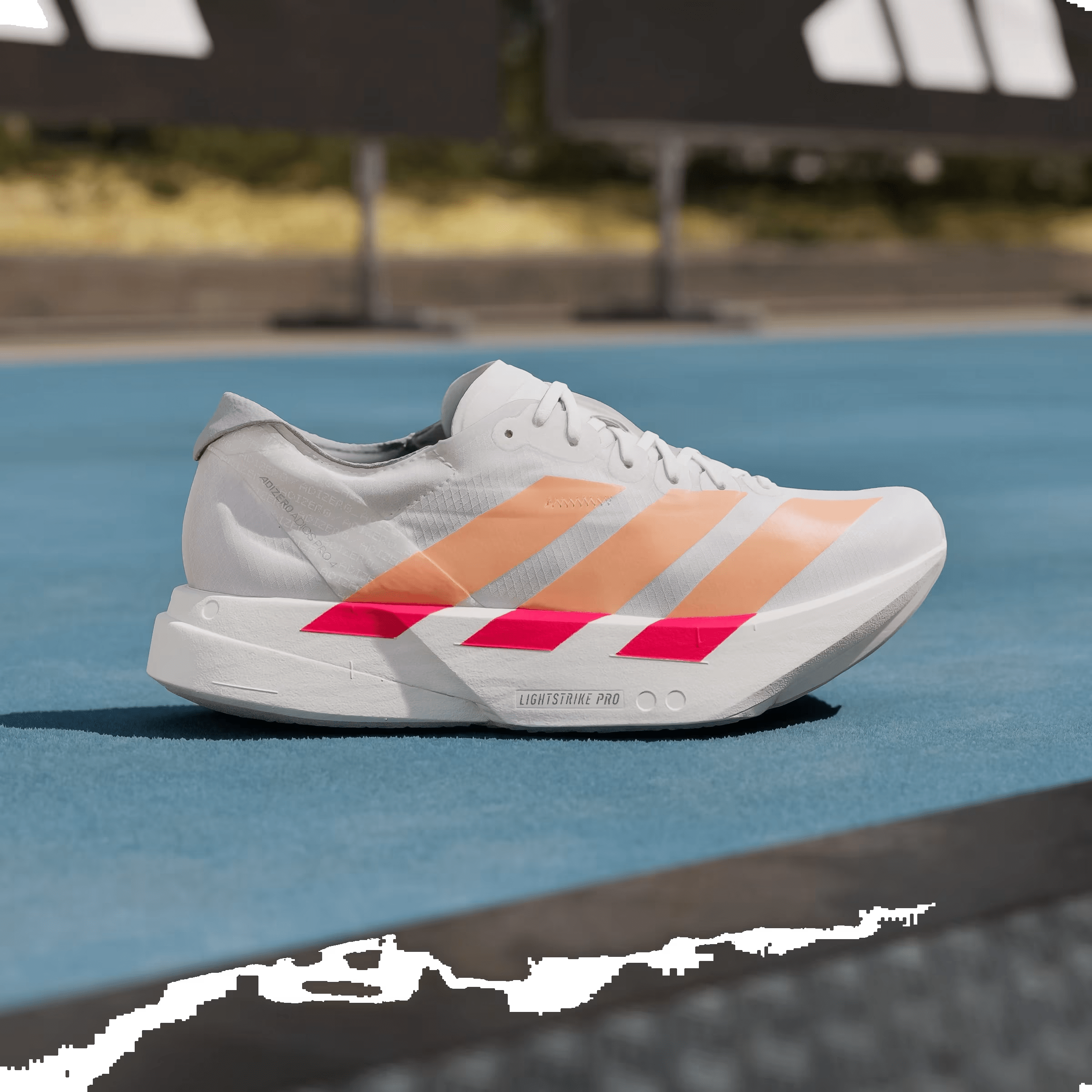adidas Adizero Adios Pro 4 White Beam Orange Red (Women's)