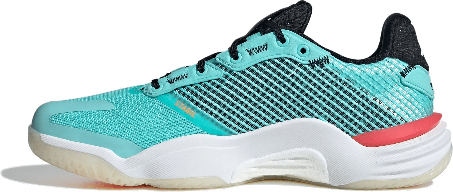 adidas Stabil 16 Indoor Flash Aqua Black Semi Lucid Red