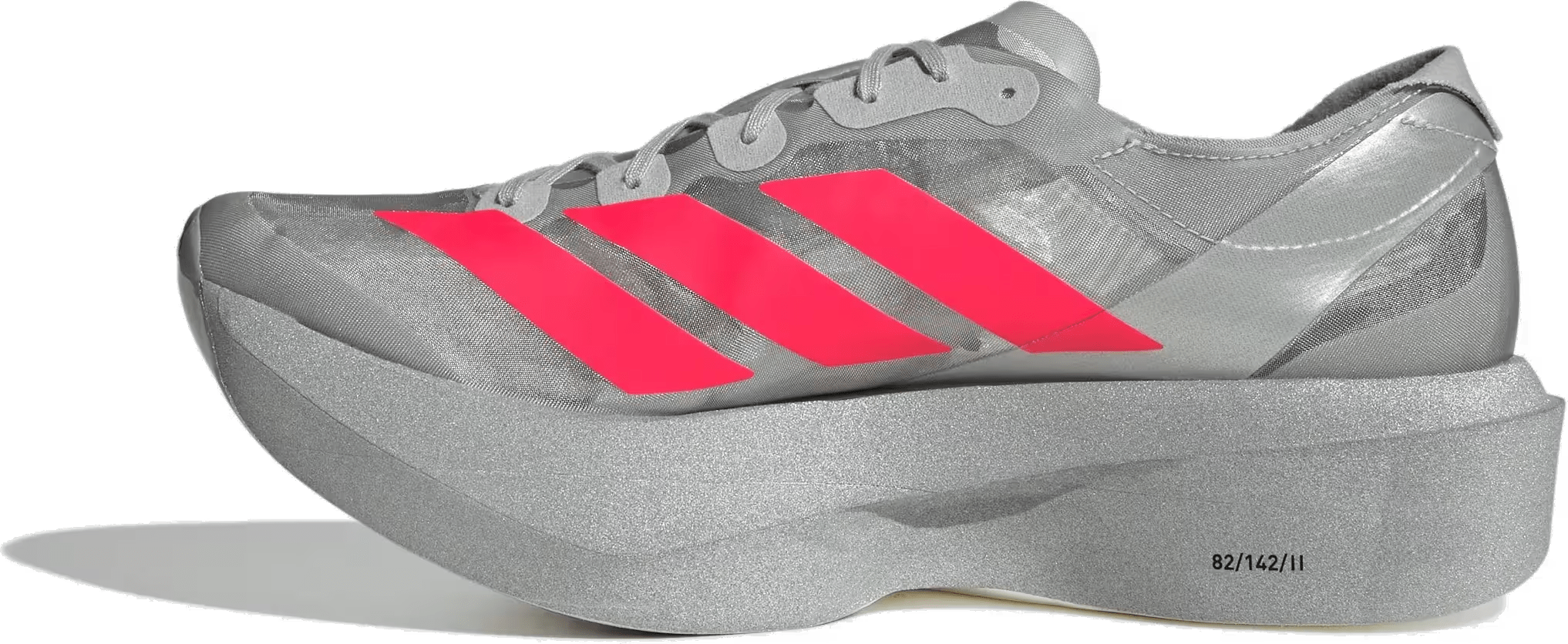 adidas Adizero Adios Pro Evo 2 Silver Metallic Lucid Red
