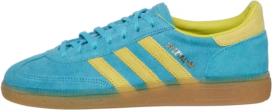 adidas Handball Spezial Blue Glow Bright Yellow (Women's)