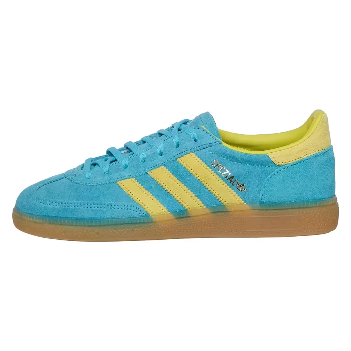 adidas Handball Spezial Blue Glow Bright Yellow (Women's)