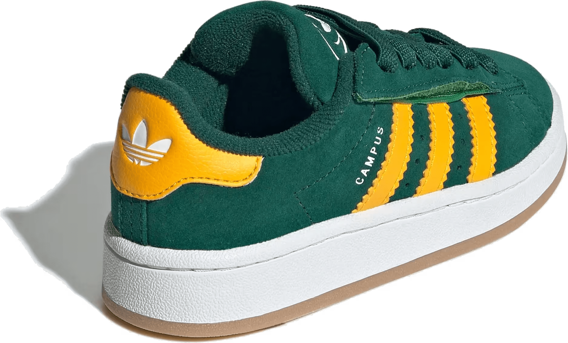 adidas Campus 00s Comfort Closure Camp Collegiate Green Crew Yellow Cloud White (PS)