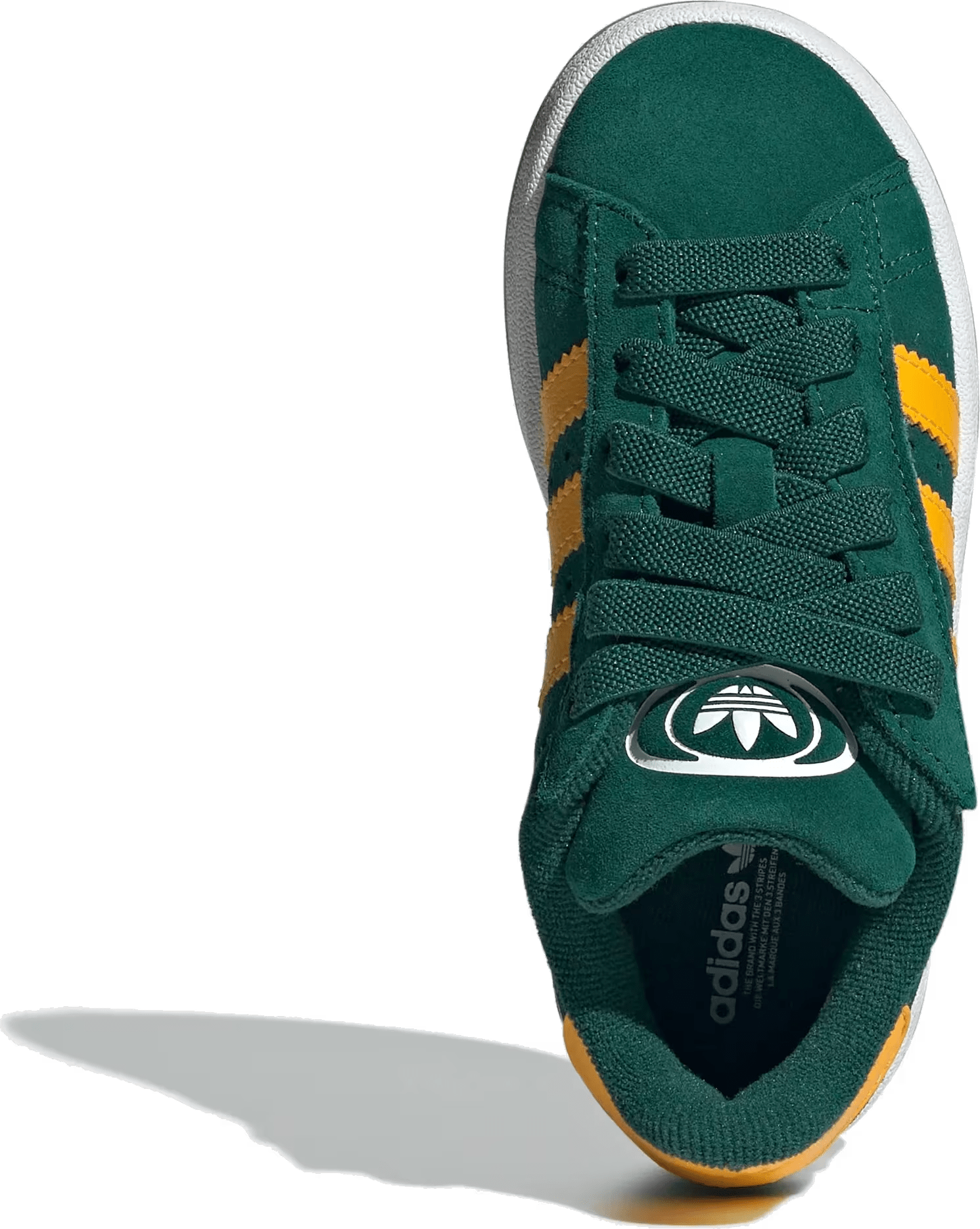 adidas Campus 00s Comfort Closure Camp Collegiate Green Crew Yellow Cloud White (PS)