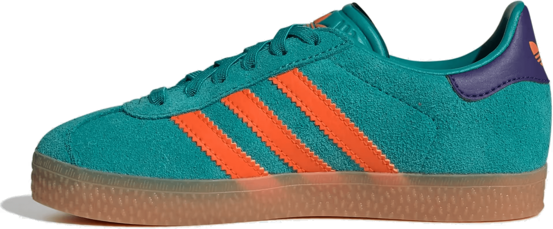 adidas Gazelle Comfort Closure Pure Teal Impact Orange Collegiate Purple (PS)