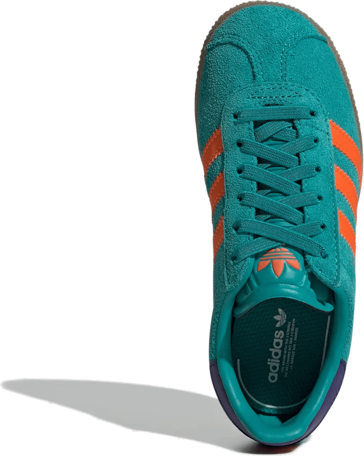 adidas Gazelle Comfort Closure Pure Teal Impact Orange Collegiate Purple (PS)
