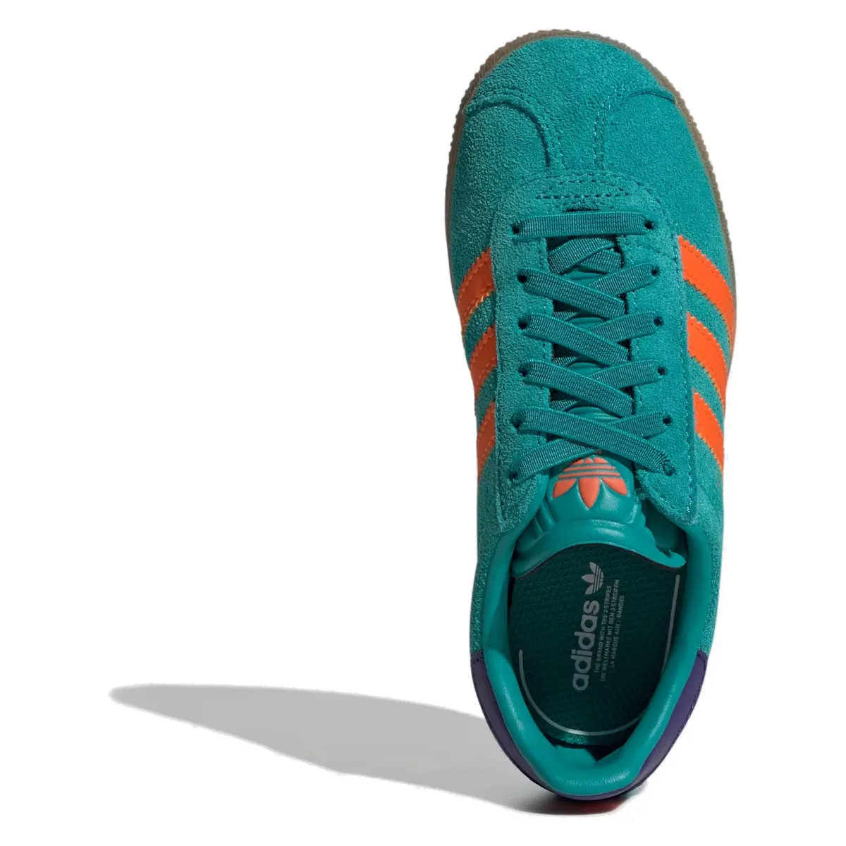 adidas Gazelle Comfort Closure Pure Teal Impact Orange Collegiate Purple (PS)