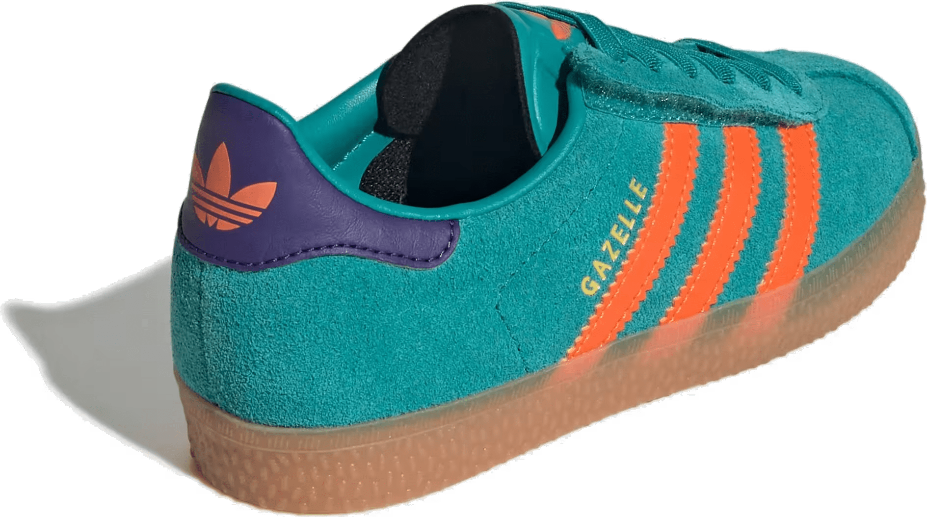 adidas Gazelle Comfort Closure Pure Teal Impact Orange Collegiate Purple (PS)