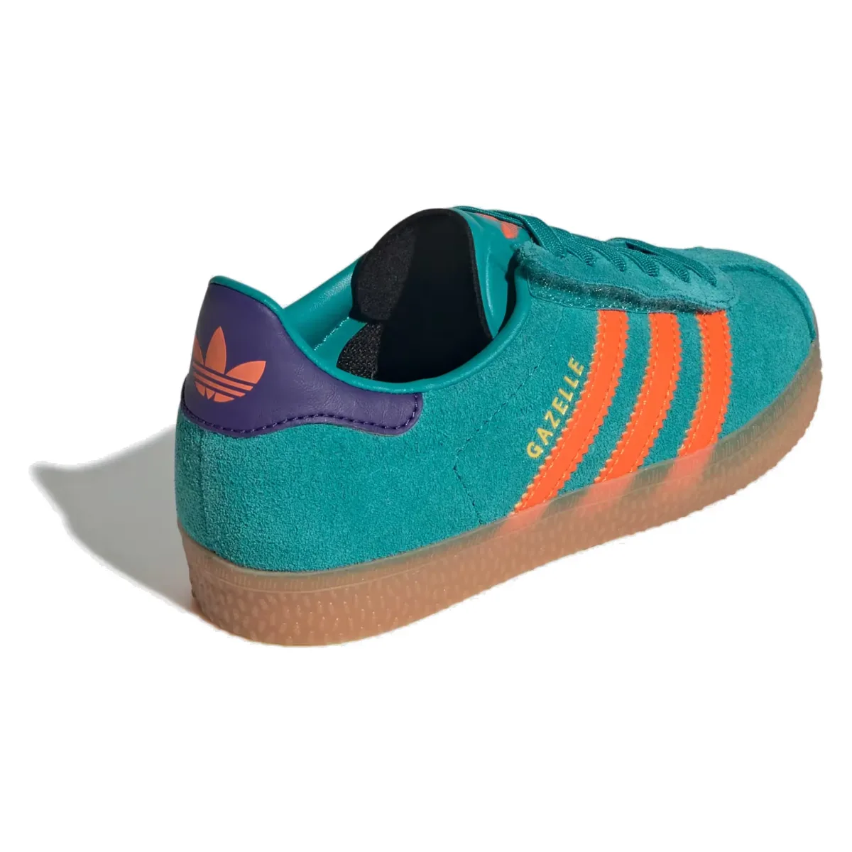 adidas Gazelle Comfort Closure Pure Teal Impact Orange Collegiate Purple (PS)