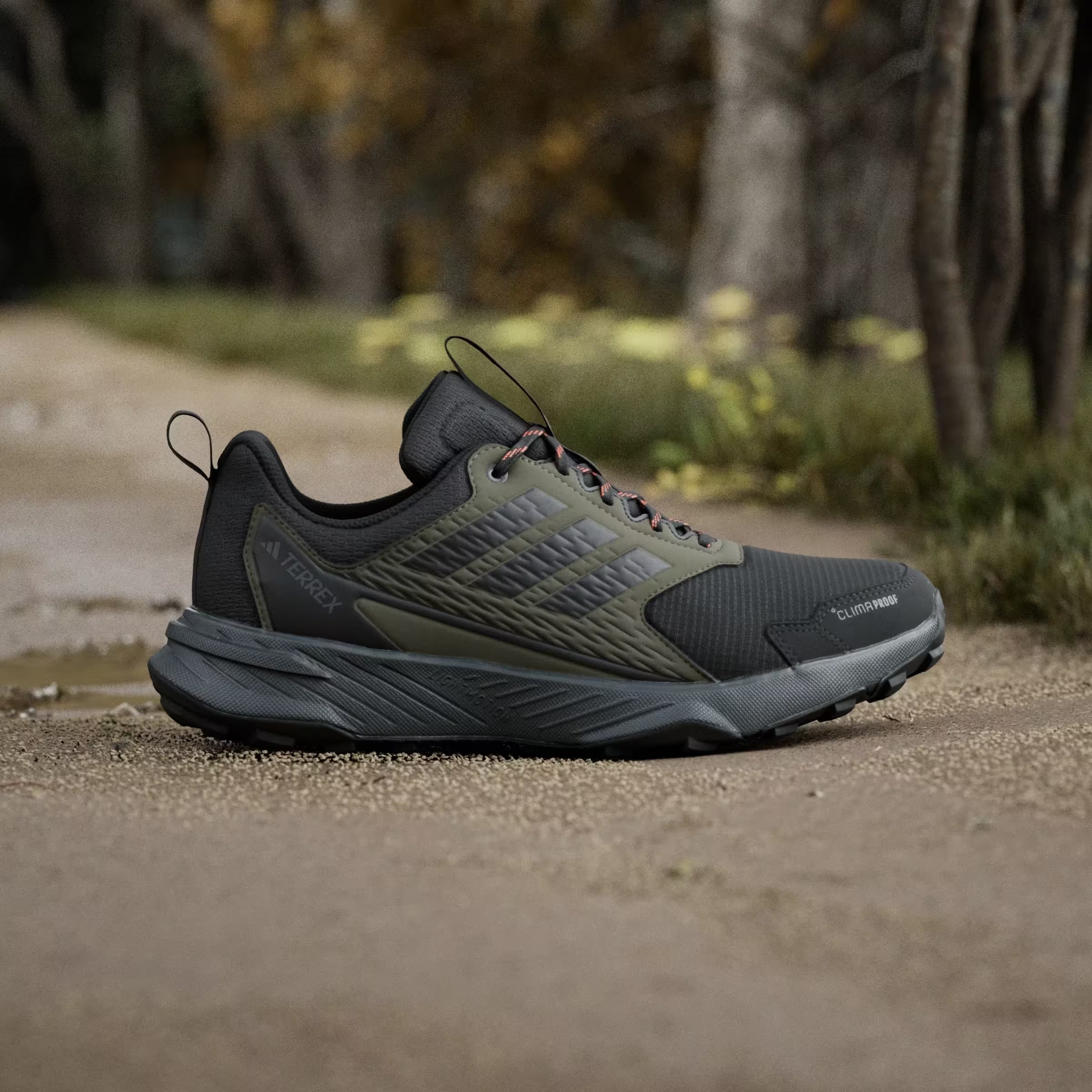 adidas Terrex Tracefinder 2 Climaproof Trail Olive Strata Core Black Semi Impact Orange