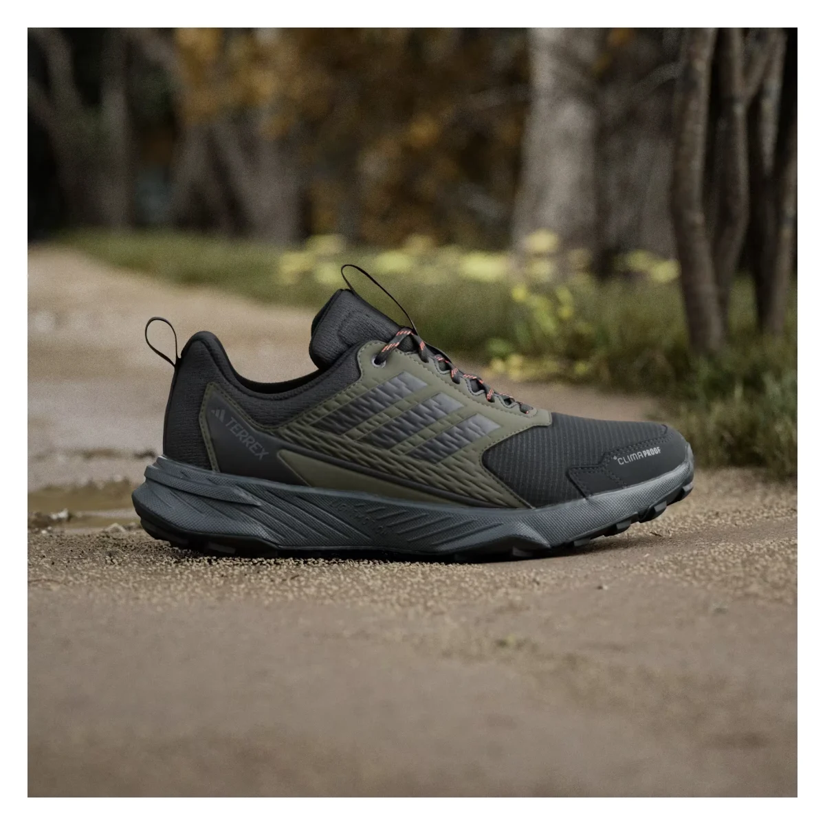 adidas Terrex Tracefinder 2 Climaproof Trail Olive Strata Core Black Semi Impact Orange