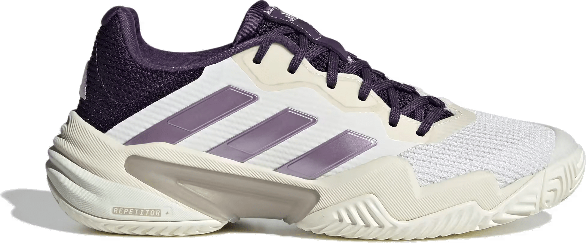 adidas Barricade 13 Core White Powder Plum Aurora Plum (Women's)
