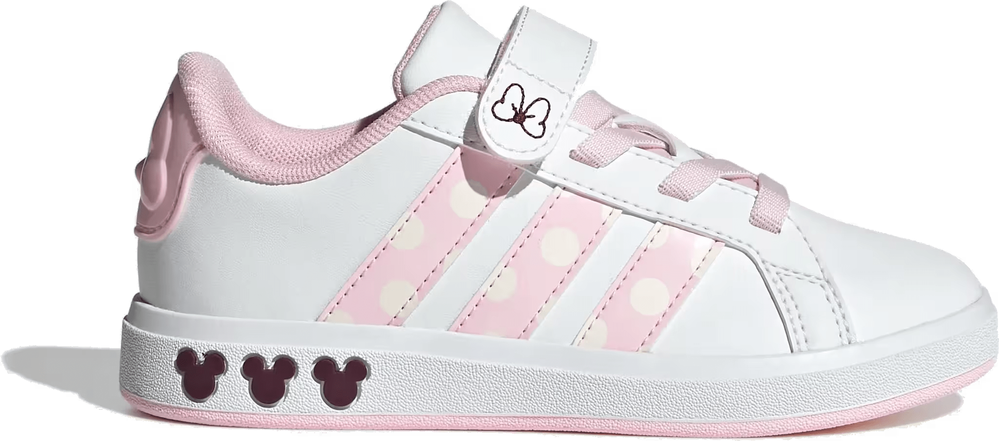adidas Grand Court Disney Minnie Mouse Cloud White Clear Pink Chalk White (GS)