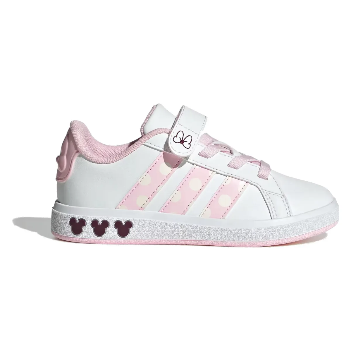 adidas Grand Court Disney Minnie Mouse Cloud White Clear Pink Chalk White (GS)