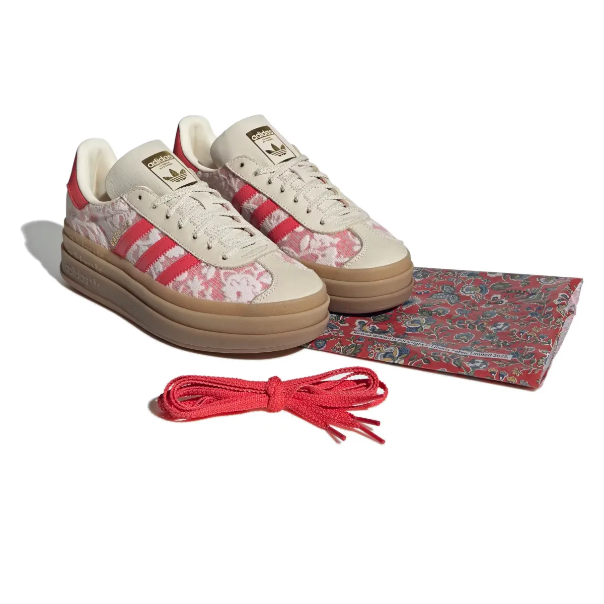 Liberty London x Adidas Gazelle Bold Wmns "Better Scarlet"