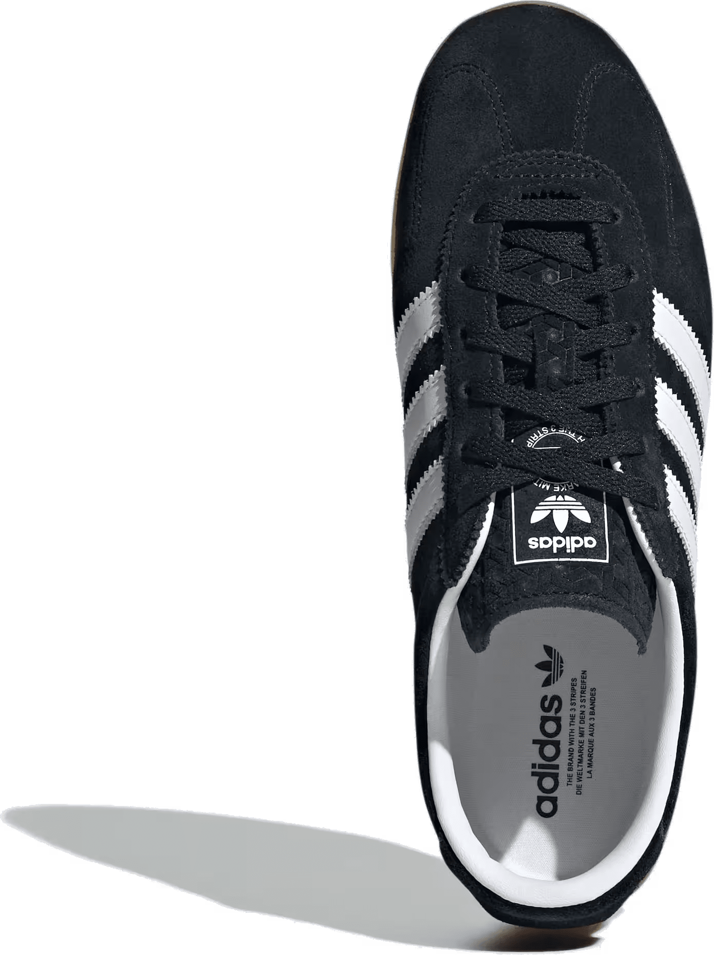 adidas Gazelle Lo Pro Black White Gum (Women's)