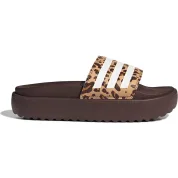 adidas Adilette Platform Slides Shadow Brown Cloud White Magic Beige (Women's)
