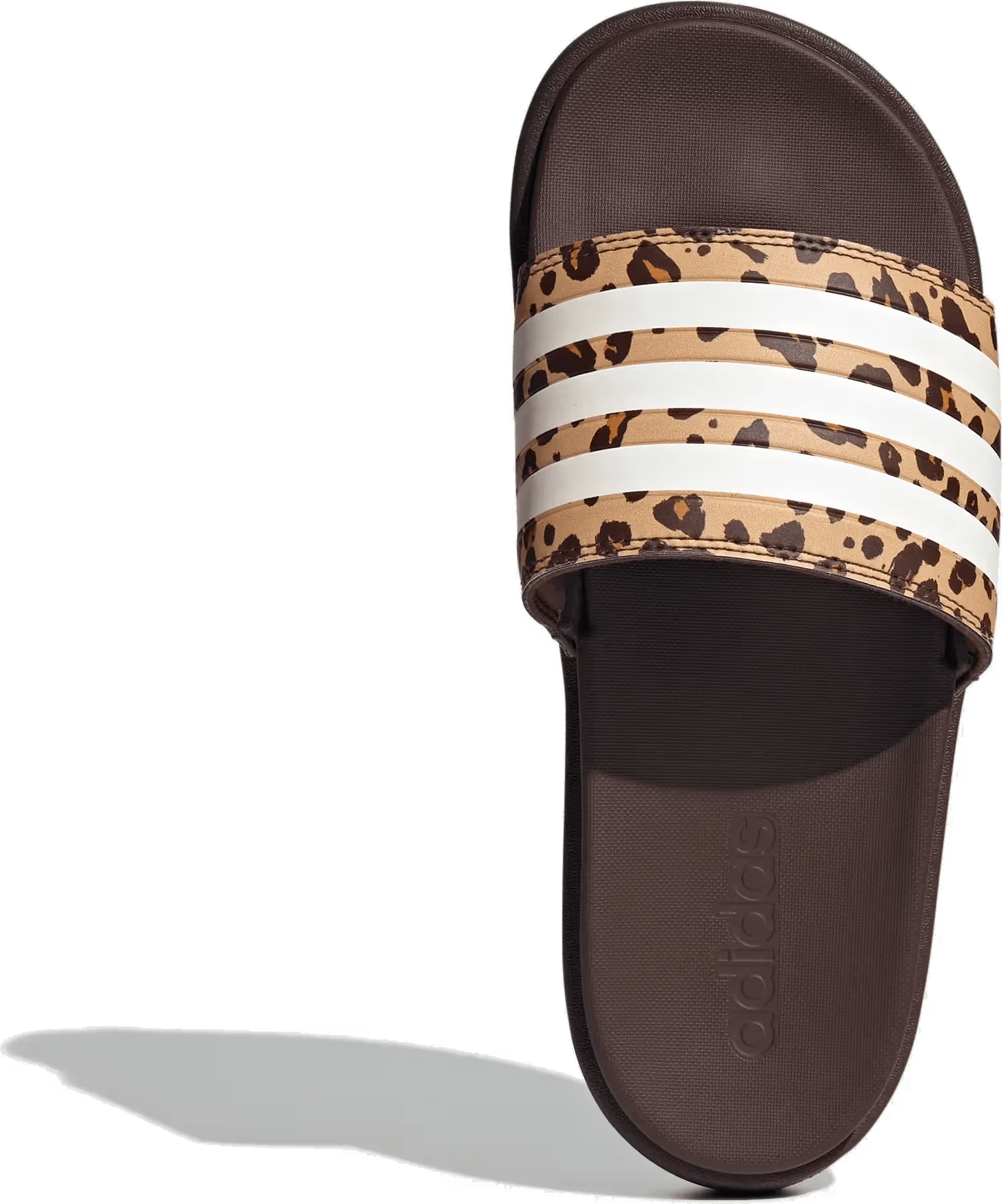 adidas Adilette Platform Slides Shadow Brown Cloud White Magic Beige (Women's)