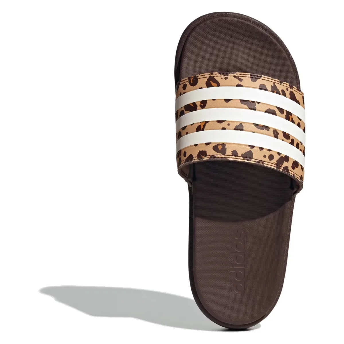 adidas Adilette Platform Slides Shadow Brown Cloud White Magic Beige (Women's)