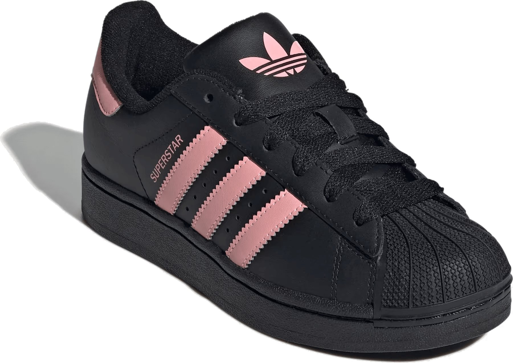 adidas Superstar II Black Glow Pink (GS)