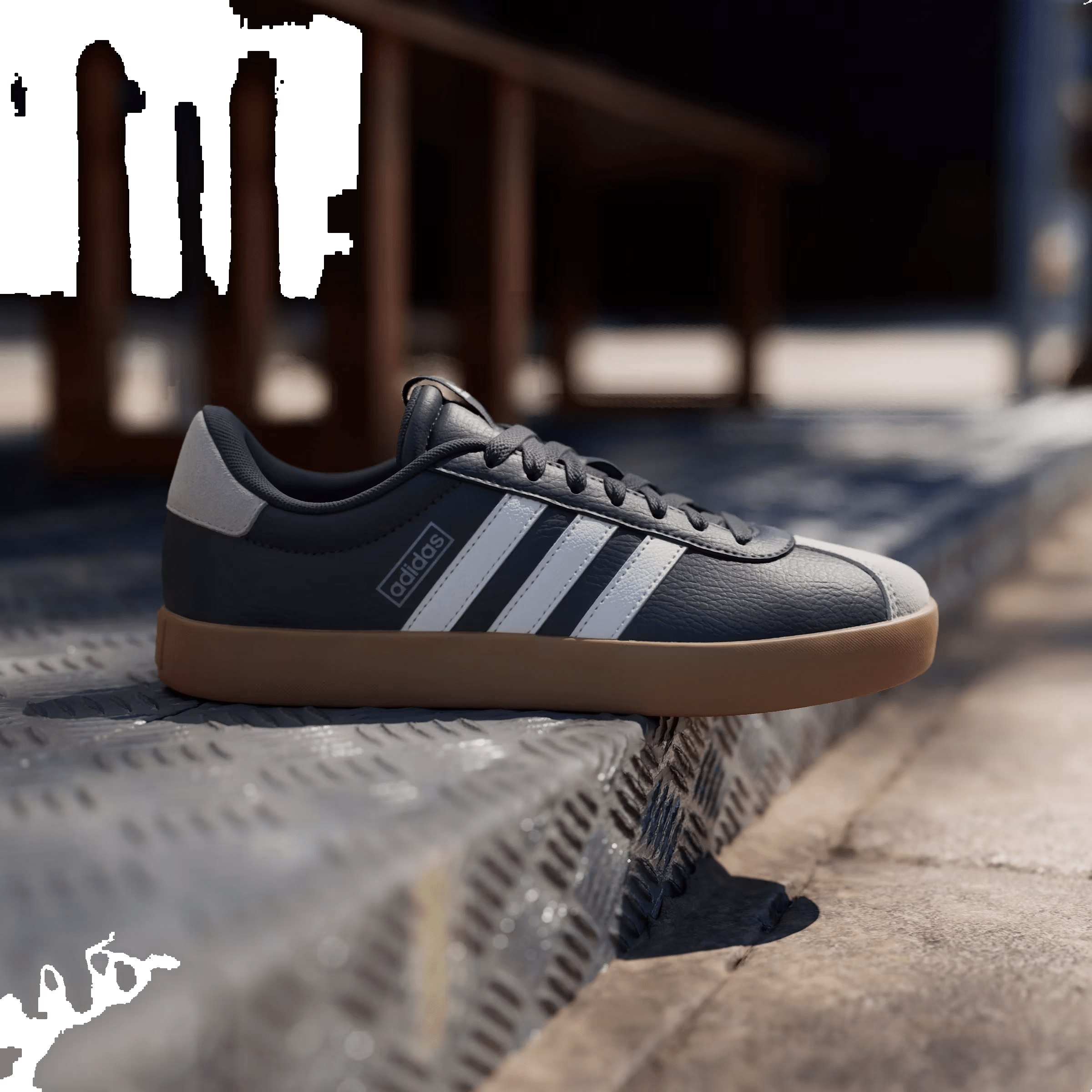 adidas VL Court 3.0 Carbon Alumina