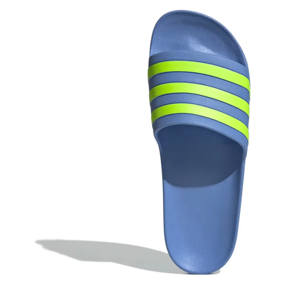 adidas Adilette Aqua Slides Blue Fusion Lucid Lemon