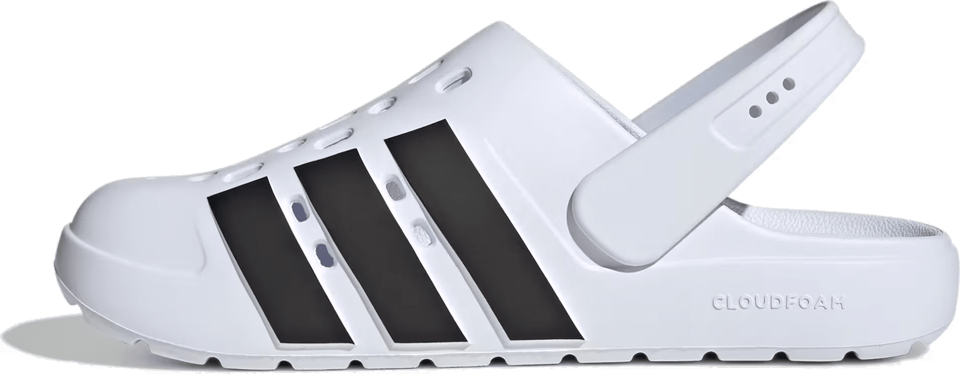 adidas Adilette Clog 2.0 Cloud White Core Black