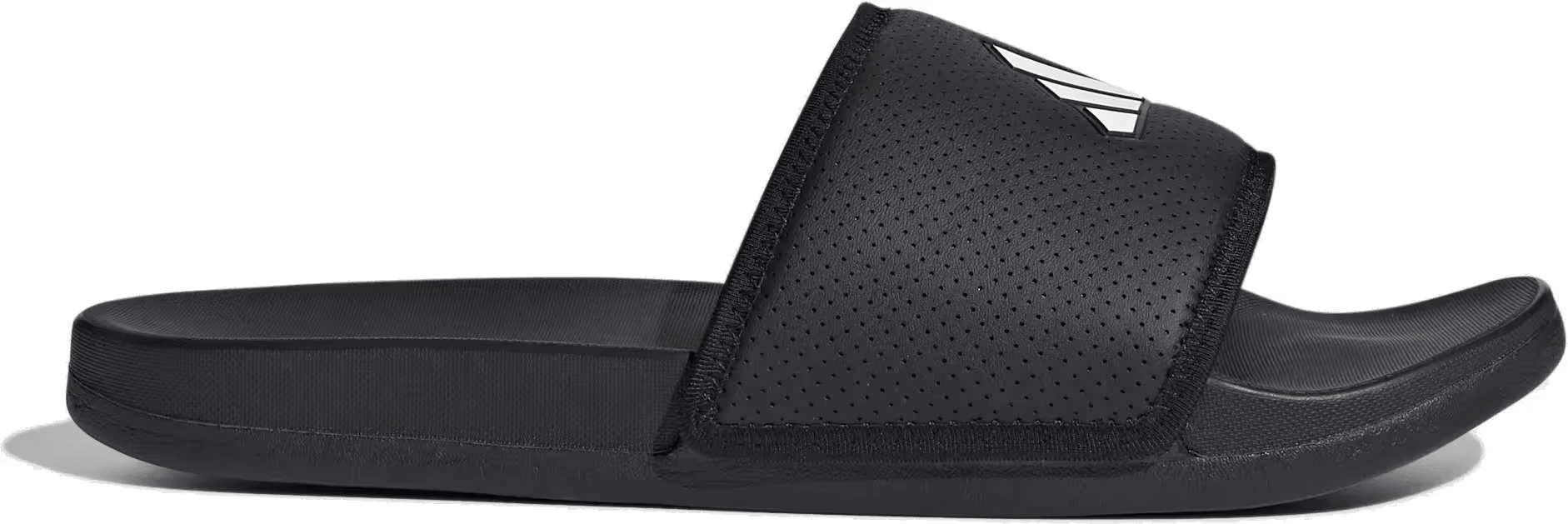 adidas Adilette Comfort Slides Black White