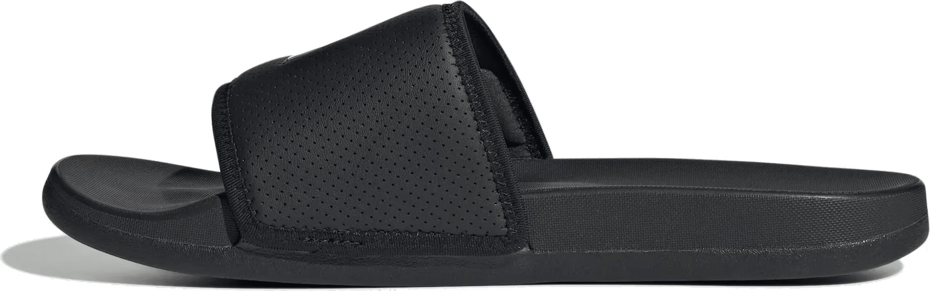 adidas Adilette Comfort Slides Black White