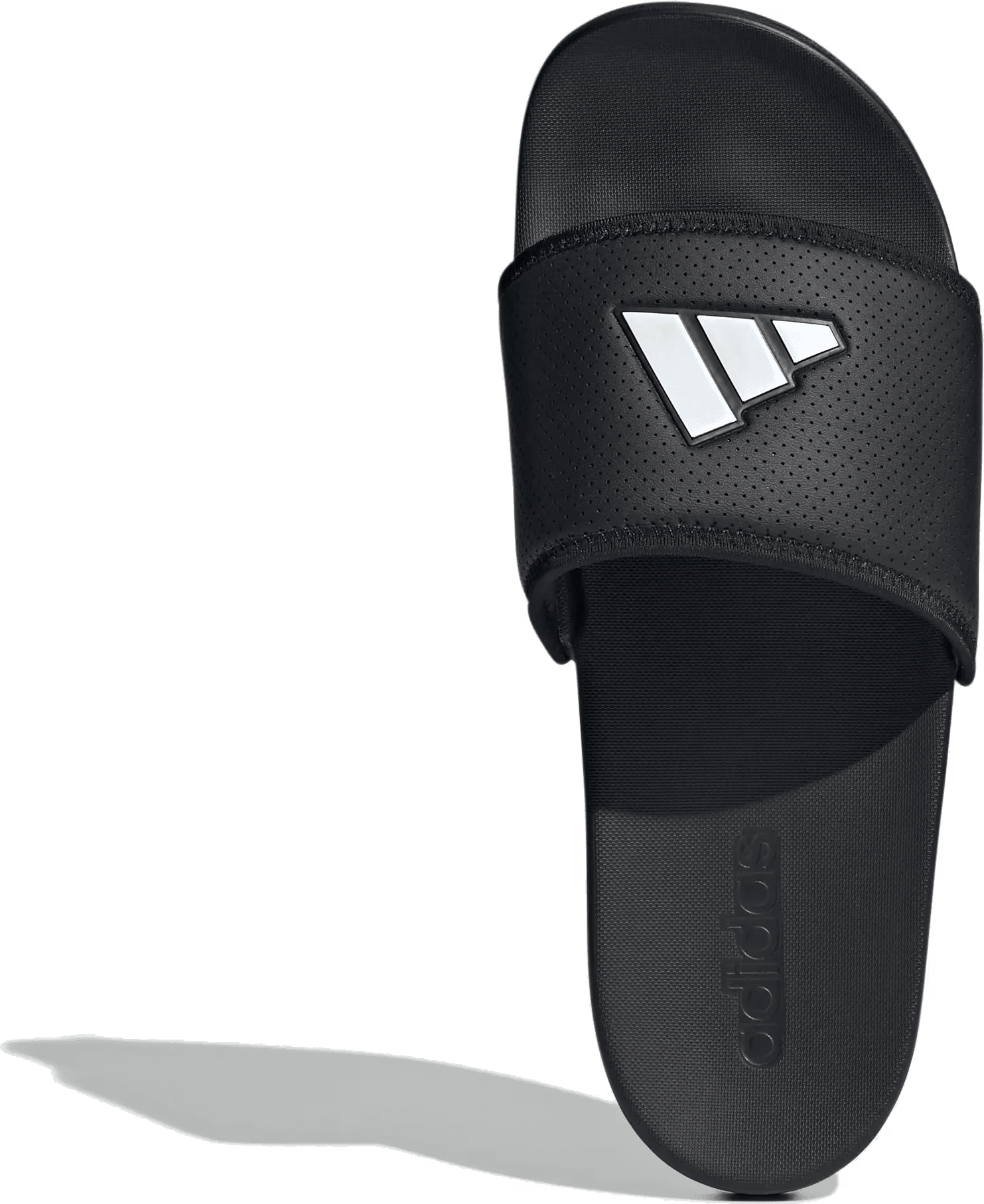 adidas Adilette Comfort Slides Black White