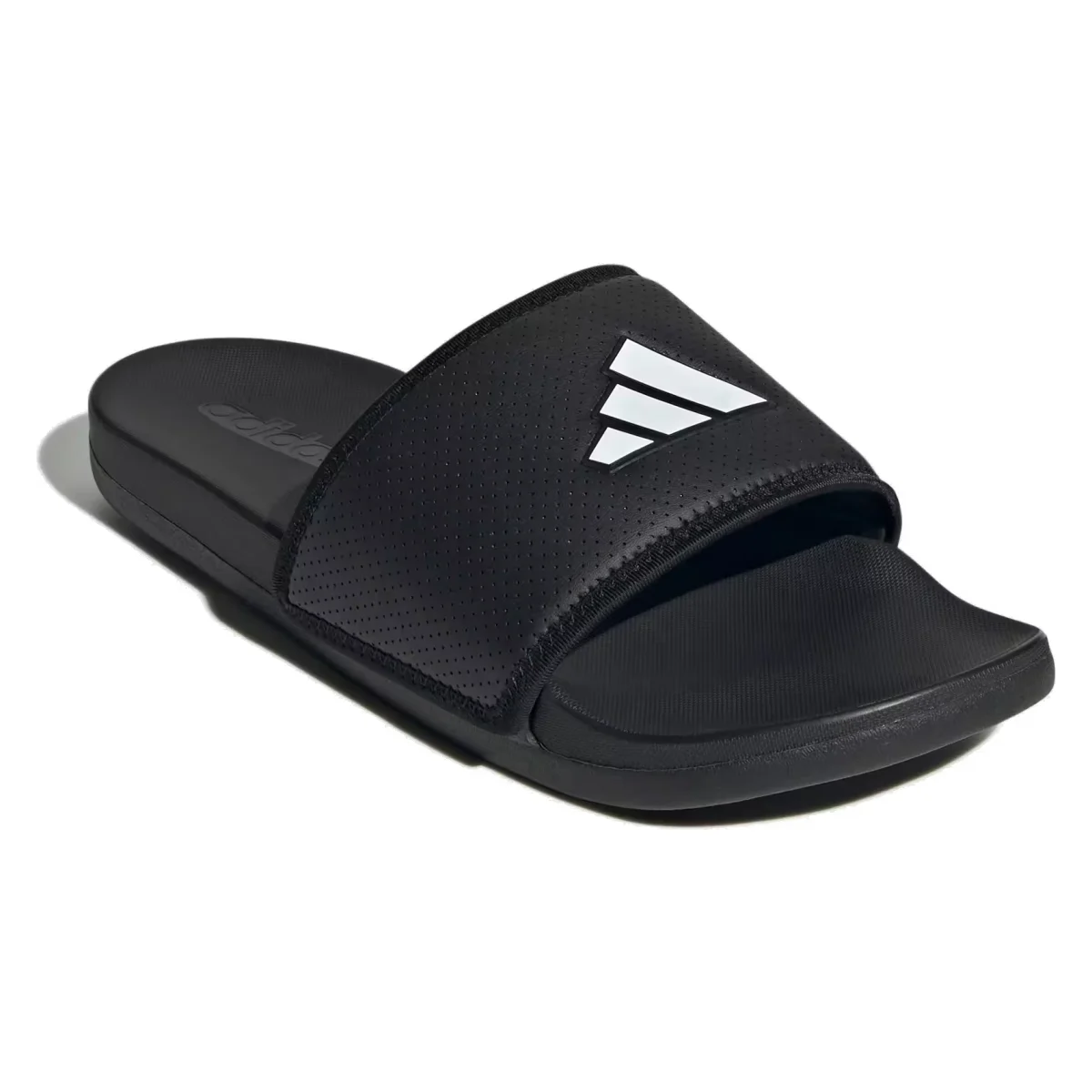 adidas Adilette Comfort Slides Black White