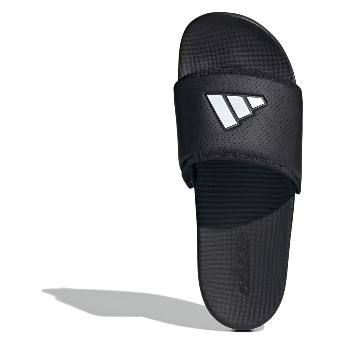 adidas Adilette Comfort Slides Black White
